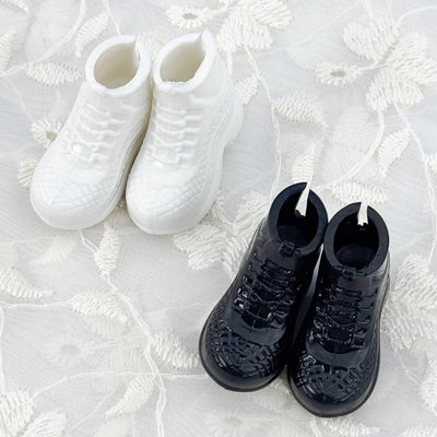 niannyyhouse OB11 1/12 BJD Doll Ankle Boots 1-Pair Set (3.0cm Sole) - Main Product View | niannyyhouse - view 2