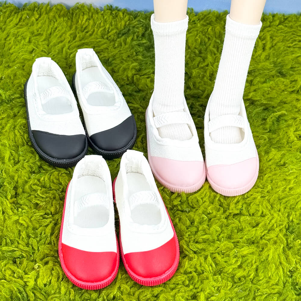 niannyyhouse 1/6 1/4 BJD Doll School Uniform Shoes (5.2cm & 6.8cm Soles) - Detail Showcase 10 | niannyyhouse