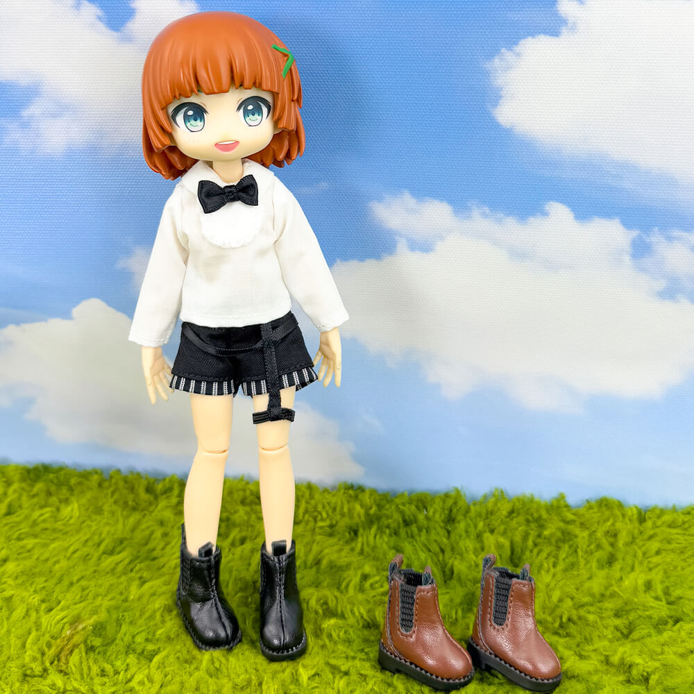 Large 1/12 BJD Doll Boots: Free-Standing Miniature Shoes – niannyyhouse