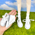 niannyyhouse 1/3 BJD Doll Canvas Sneakers High-Top Shoes (7.4cm Sole) - Detail Showcase 6 | niannyyhouse