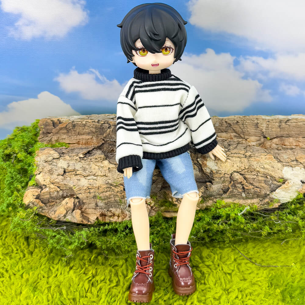 OB22 OB24 1/8 BJD Vintage Doll Boots: Standing Shoes – niannyyhouse