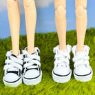 niannyyhouse OB22 OB24 1/8 BJD Doll Canvas Shoes 2-Pair Set (3.7cm Sole) - Detail Showcase 7 | niannyyhouse