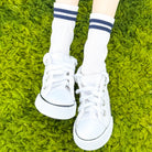 niannyyhouse 1/3 BJD Doll Canvas Sneakers High-Top Shoes (7.4cm Sole) - Detail Showcase 7 | niannyyhouse
