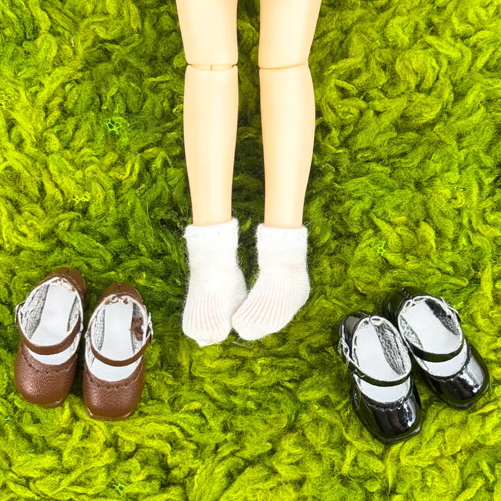 niannyyhouse Large 1/12 BJD Single-Strap High Heel Shoes (2.6cm Sole) - Detail Showcase 6 | niannyyhouse