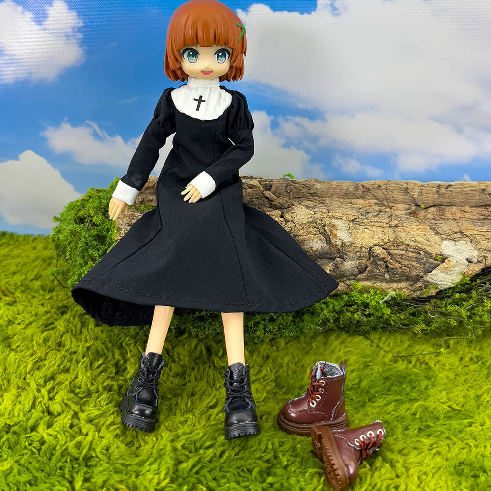 OB22 OB24 1/8 BJD Vintage Doll Boots: Standing Shoes – niannyyhouse