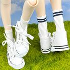 niannyyhouse 1/3 BJD Doll Canvas Sneakers High-Top Shoes (7.4cm Sole) - Detail Showcase 8 | niannyyhouse