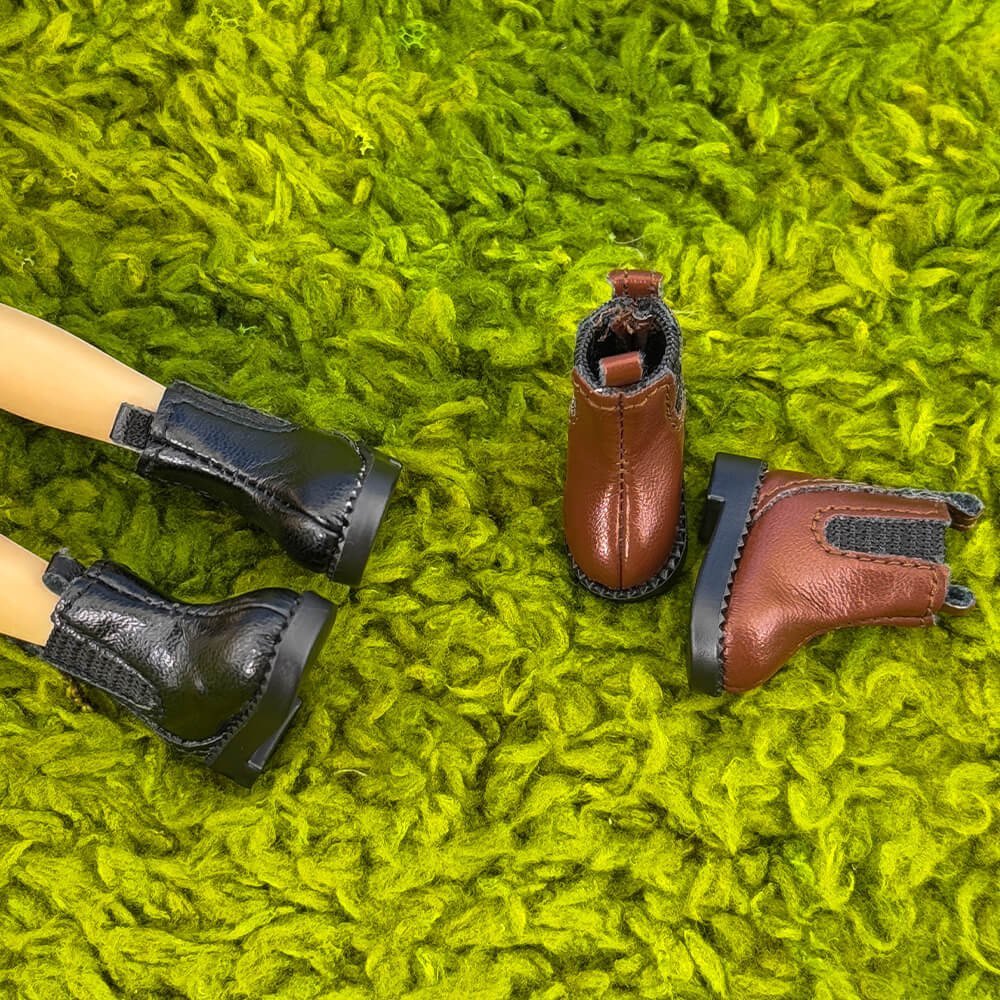 Large 1/12 BJD Doll Boots: Free-Standing Miniature Shoes – niannyyhouse