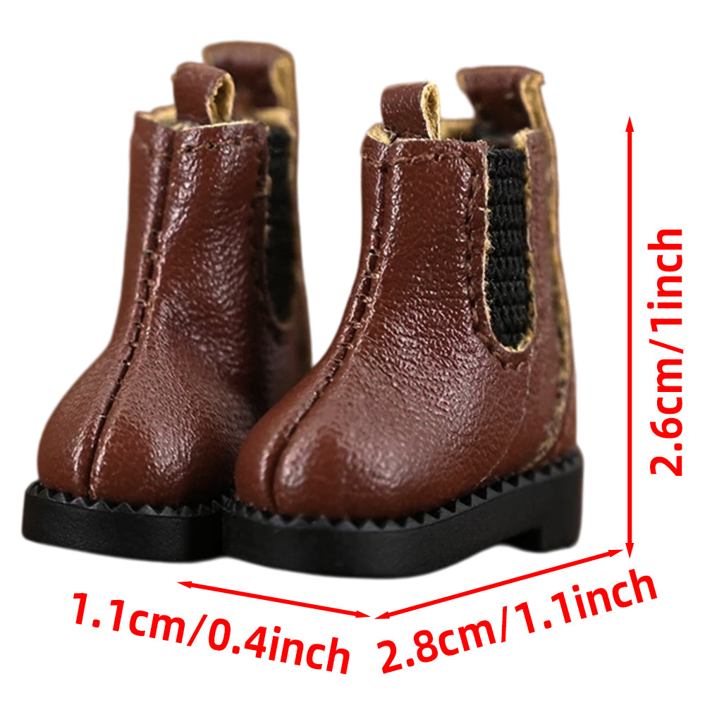 Large 1/12 BJD Doll Boots: Free-Standing Miniature Shoes – niannyyhouse
