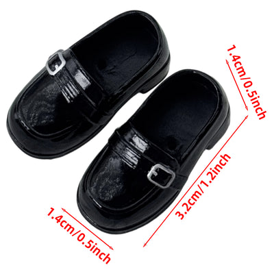 OB22 OB24 1/8 BJD Uniform Shoes: Standing Doll Loafers – niannyyhouse - view 2