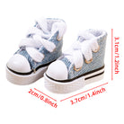 niannyyhouse OB22 OB24 1/8 BJD Doll Canvas Shoes 2-Pair Set (3.7cm Sole) - Detail Showcase 4 | niannyyhouse