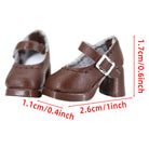 niannyyhouse Large 1/12 BJD Single-Strap High Heel Shoes (2.6cm Sole) - Detail Showcase 4 | niannyyhouse