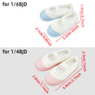 niannyyhouse 1/6 1/4 BJD Doll School Uniform Shoes (5.2cm & 6.8cm Soles) - Detail Showcase 4 | niannyyhouse