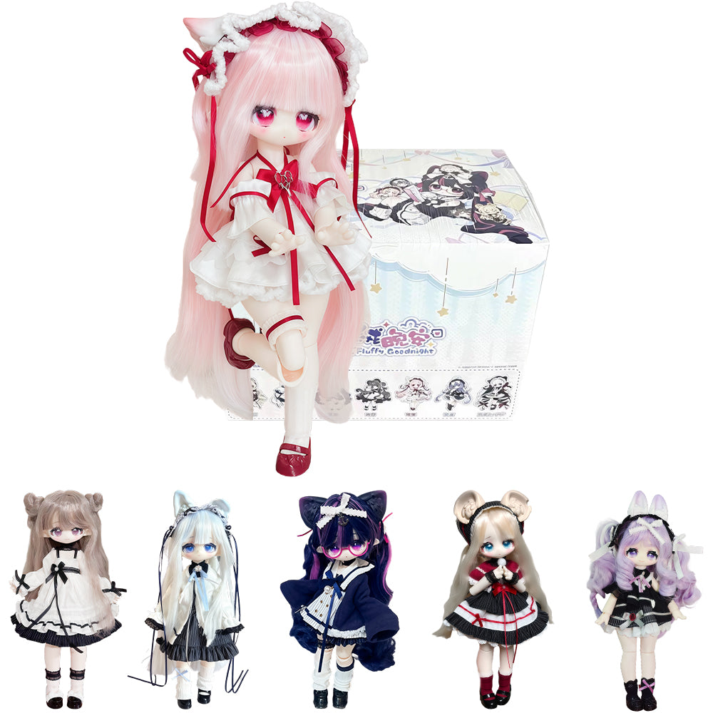 niannyyhouse BJD Blind Box Fluffy Goodnight Series Action Figure Inclu