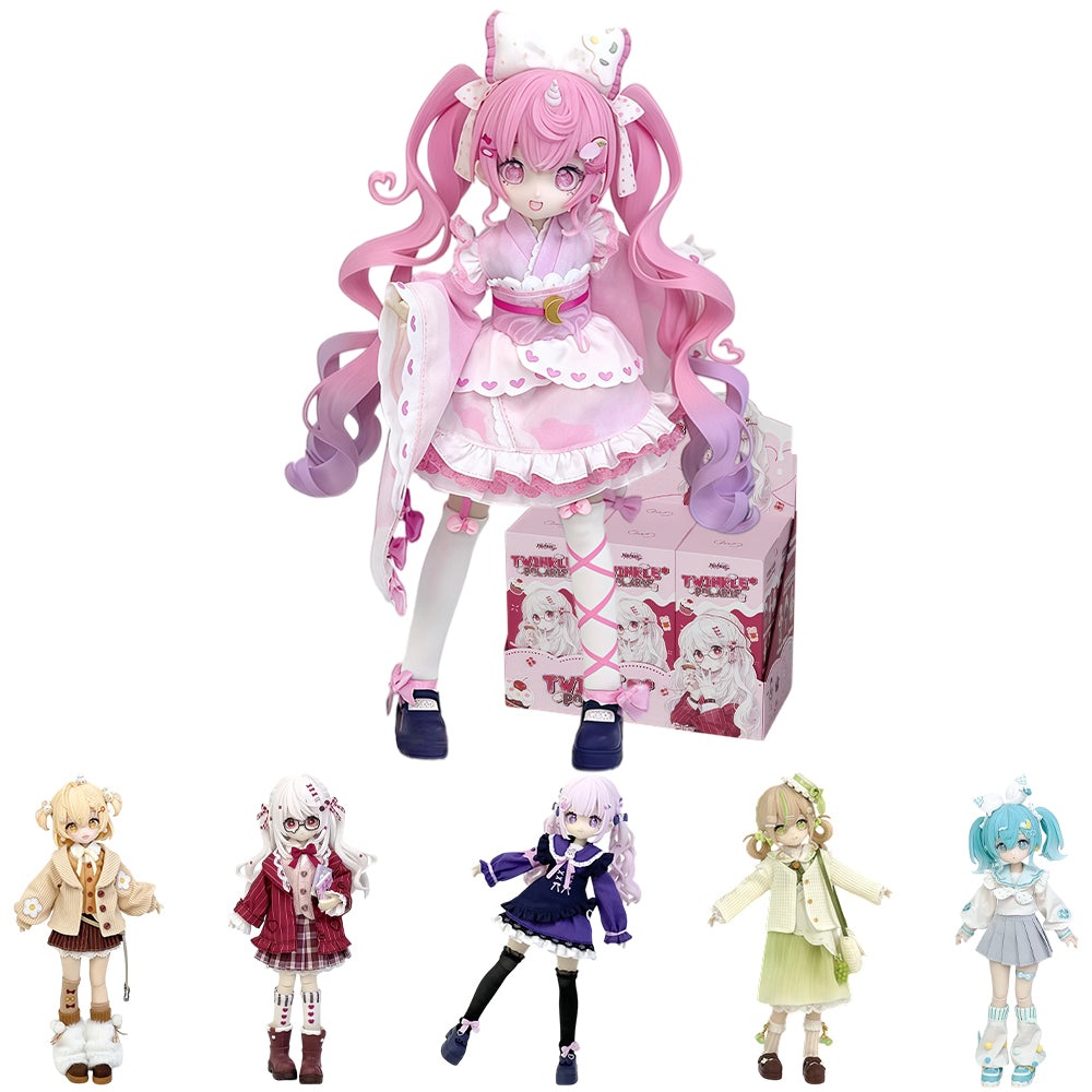 niannyyhouse 1/8 BJD Blind Box Polaris Series Action Figure, with Clot