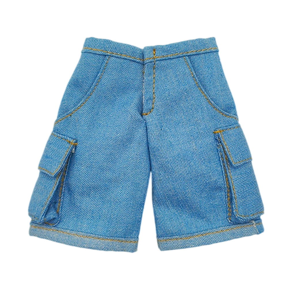 niannyyhouse 1/6 BJD Doll Cargo Shorts Casual Pocket Pants - Fabric & Scale Reference | niannyyhouse
