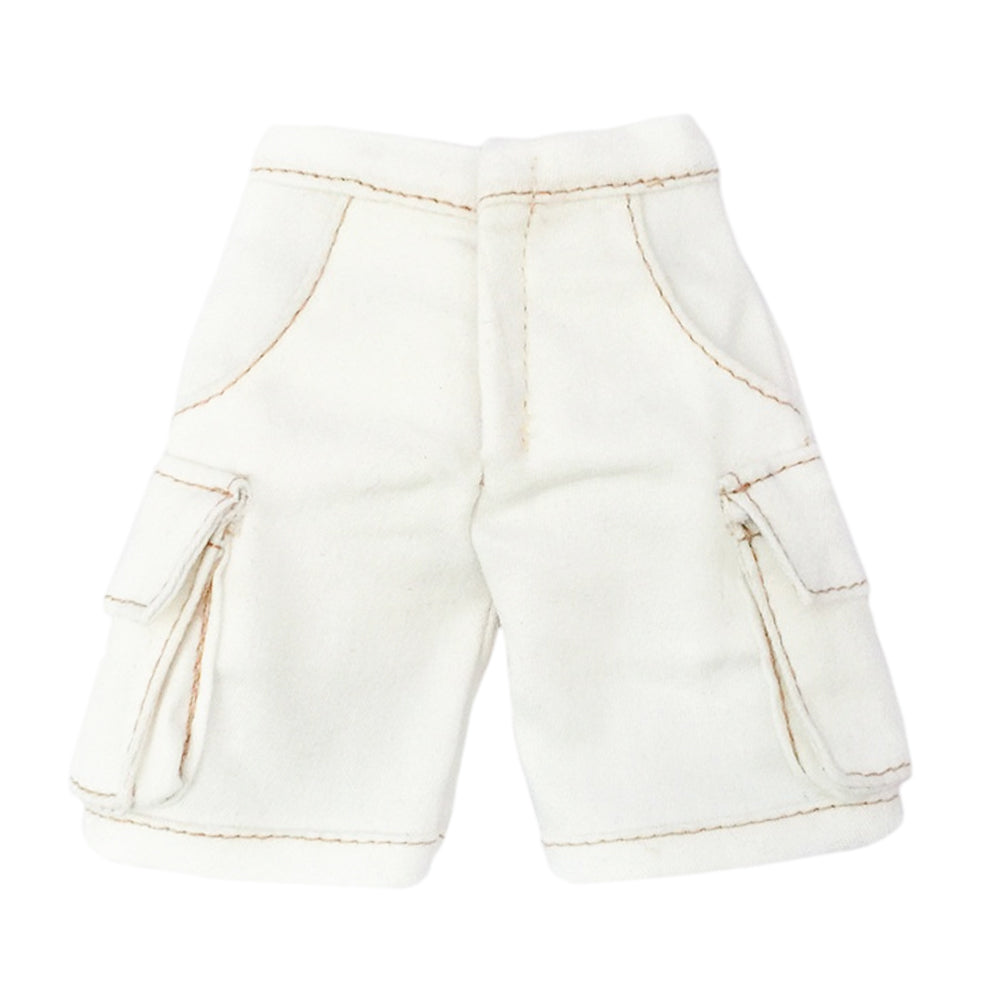 niannyyhouse 1/6 BJD Doll Cargo Shorts Casual Pocket Pants - Detail Showcase Angle 14 | niannyyhouse