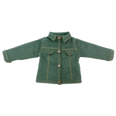 niannyyhouse 1/6 BJD Doll Denim Jacket Casual Streetwear Coat - Detail Showcase Angle 2 | niannyyhouse - view 2