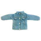 niannyyhouse 1/6 BJD Doll Denim Jacket Casual Streetwear Coat - Fabric & Scale Reference | niannyyhouse