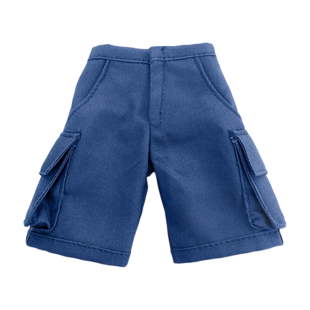niannyyhouse 1/6 BJD Doll Cargo Shorts Casual Pocket Pants - Detail Showcase Angle 19 | niannyyhouse