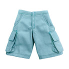 niannyyhouse 1/6 BJD Doll Cargo Shorts Casual Pocket Pants - Detail Showcase Angle 18 | niannyyhouse