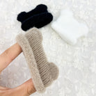 niannyyhouse 1/12 BJD Doll Bear-Ear Beanie Hat Headwear (4.3in-5.5in) - Detail Showcase 7 | niannyyhouse