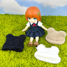niannyyhouse 1/12 BJD Doll Bear-Ear Beanie Hat Headwear (4.3in-5.5in) - Detail Showcase 11 | niannyyhouse