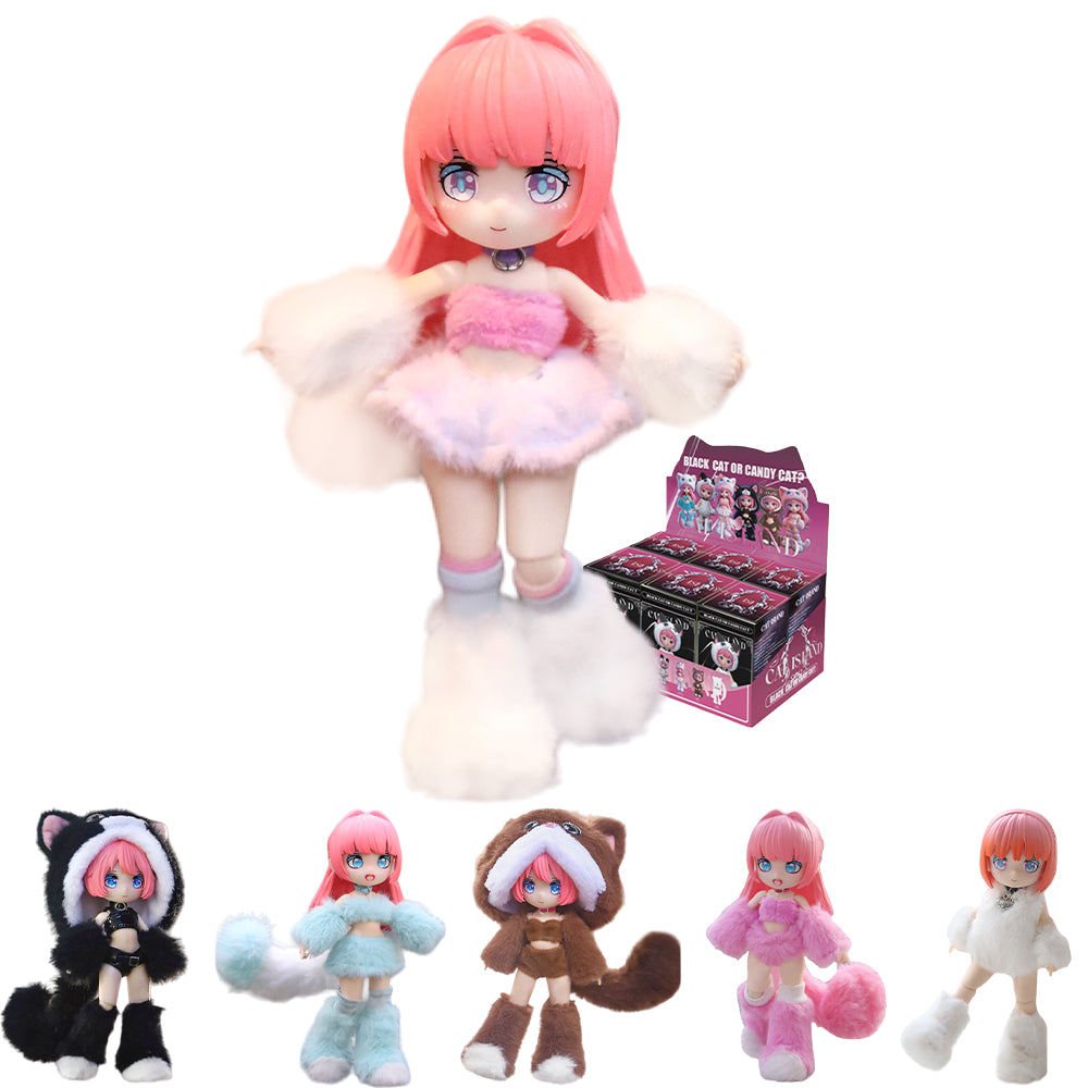 niannyyhouse BJD Blind Box Figurines, 1/12 Scale, Cat Island Wonderlan