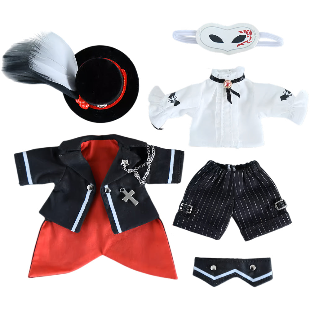 niannyyhouse OB11 Doll Clothing Dark Night Walker Set, 1/12 Scale BJD