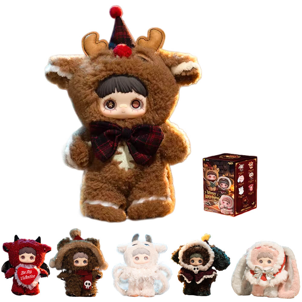 niannyyhouse Plush Doll Blind Box, Maymei Winter Weird Series, 8 Inch