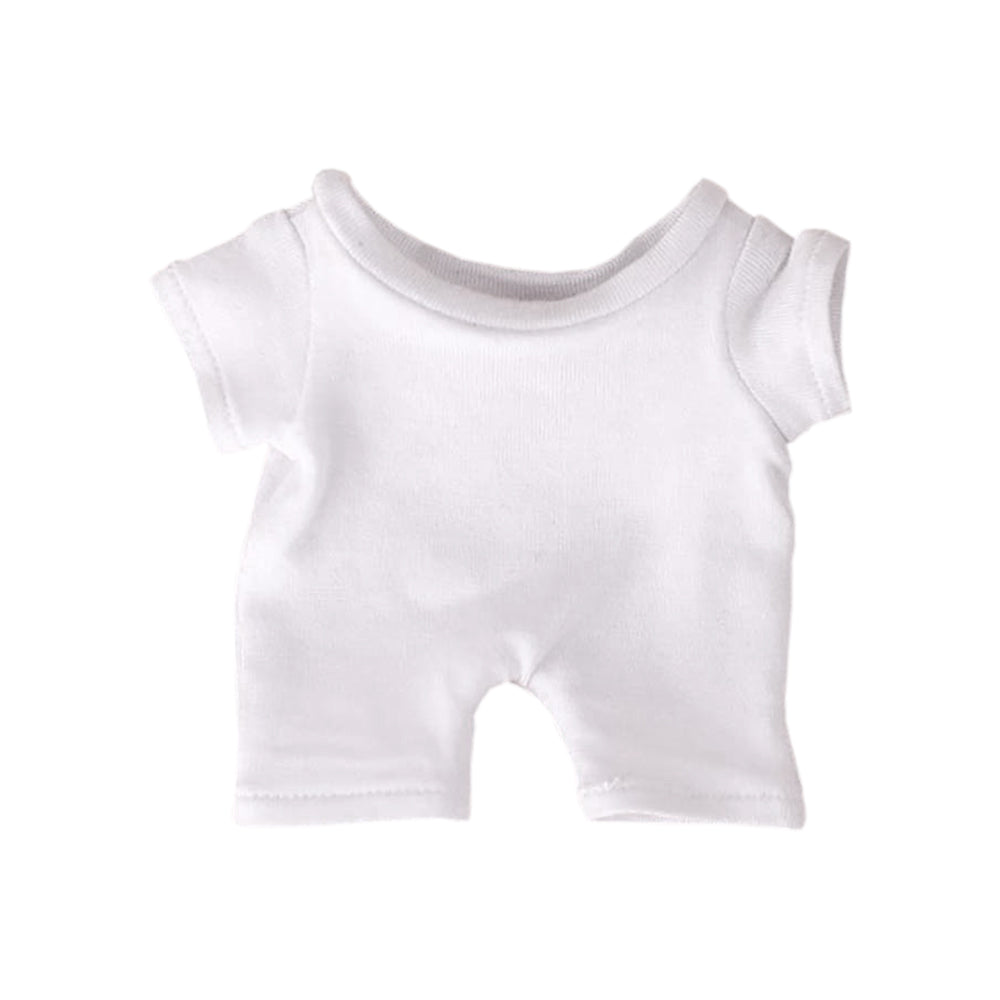 Niannyyhouse 3-teiliges Puppenkleidung-Set Für 15-17 Cm Plüschpuppen – Mütze, T-Shirt, Overall (Pink)