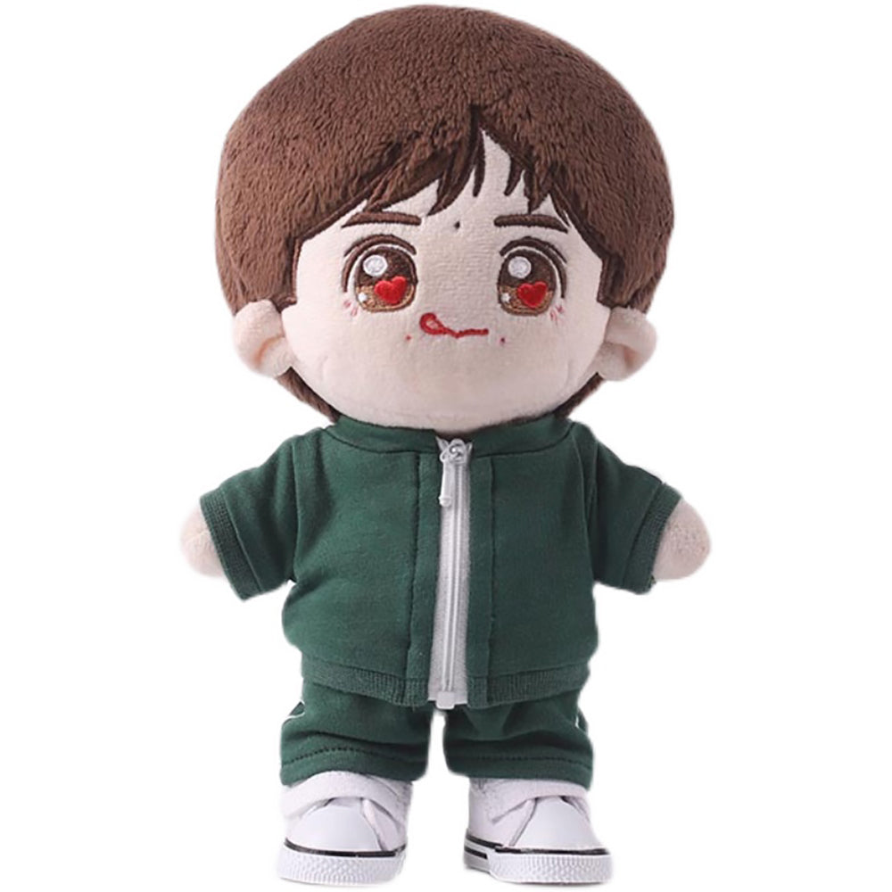 niannyyhouse 10cm 15cm 20cm Plush Doll Clothes Solid Color Coat Pants Sportswear Outfit Dolls Accessories Dress Up.