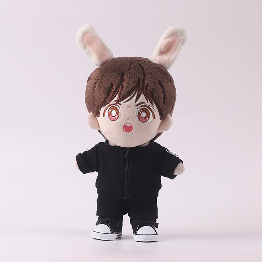 niannyyhouse 10cm 15cm 20cm Plush Doll Clothes Solid Color Coat Pants Sportswear Outfit Dolls Accessories Dress Up.